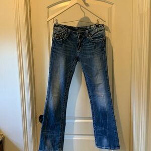 Miss Me Women's Straight Leg Blue Jeans